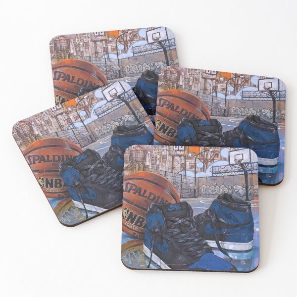 Item preview, Sneaker royal blue basketbal artwork designed and sold by GalleryKauffeld.