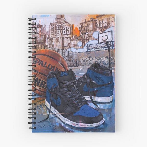Item preview, Sneaker royal blue basketbal artwork designed and sold by GalleryKauffeld.