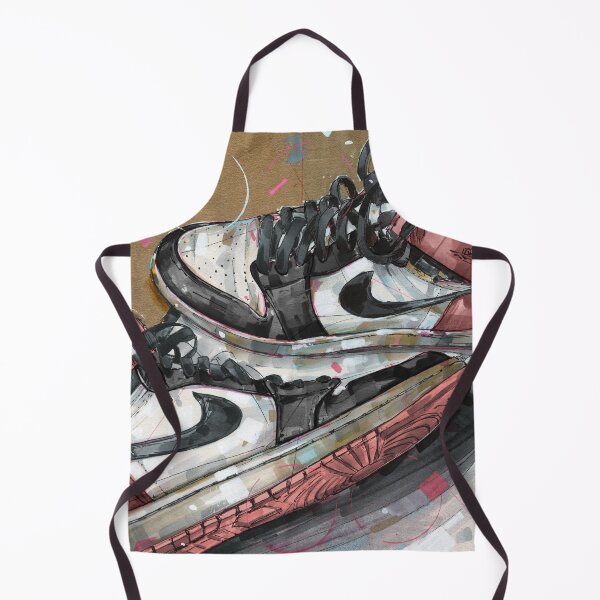 Item preview, Retro rust pink sneaker painting designed and sold by GalleryKauffeld.