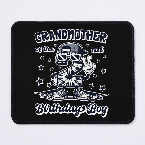 Item preview, Grandmother Of 2nd Birthday Boy Toddler skateboard designed and sold by Jungle Hub.