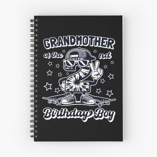 Item preview, Grandmother Of 2nd Birthday Boy Toddler skateboard designed and sold by Jungle Hub.