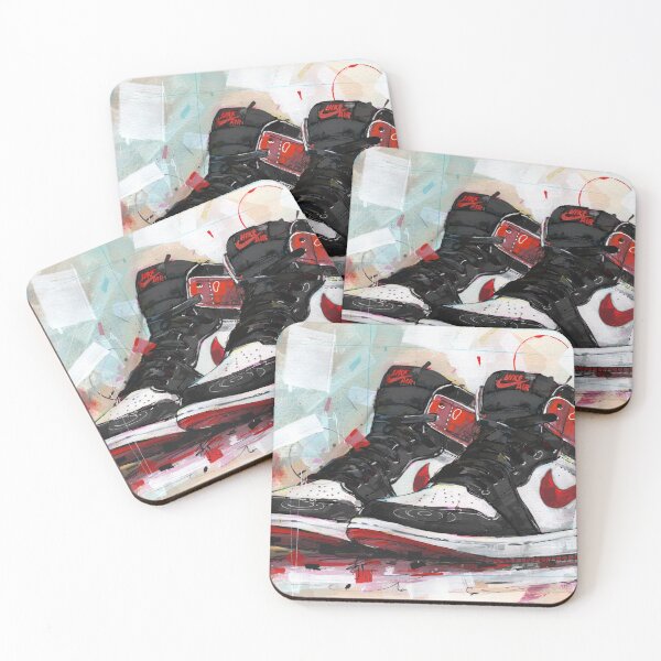 Item preview, Retro sneaker track red painting designed and sold by GalleryKauffeld.