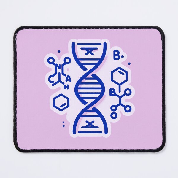 Item preview, Minimalist Biochemistry DNA Strand Sticker designed and sold by Molecularmerch.