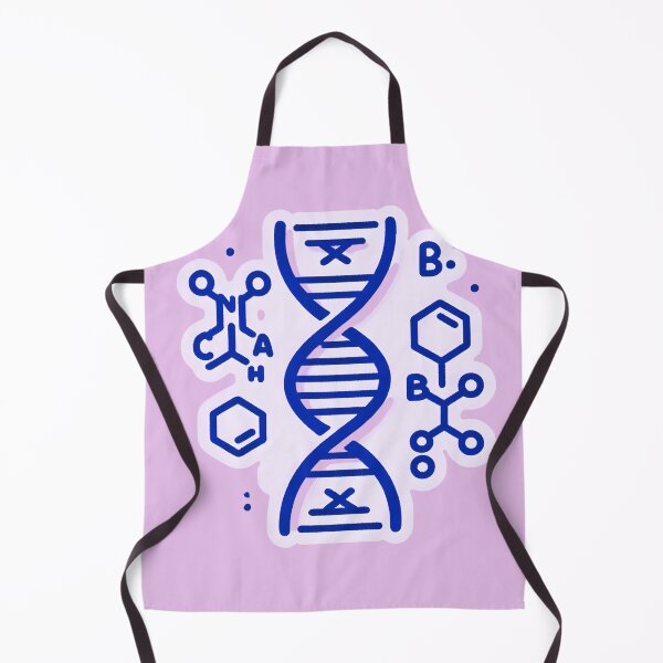 Item preview, Minimalist Biochemistry DNA Strand Sticker designed and sold by Molecularmerch.