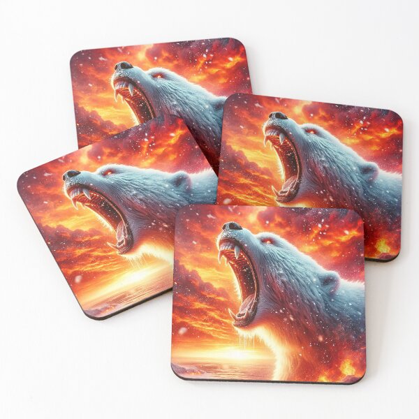 Item preview, Polar bear in a firestorm designed and sold by Cerberus-Art.