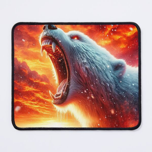 Item preview, Polar bear in a firestorm designed and sold by Cerberus-Art.