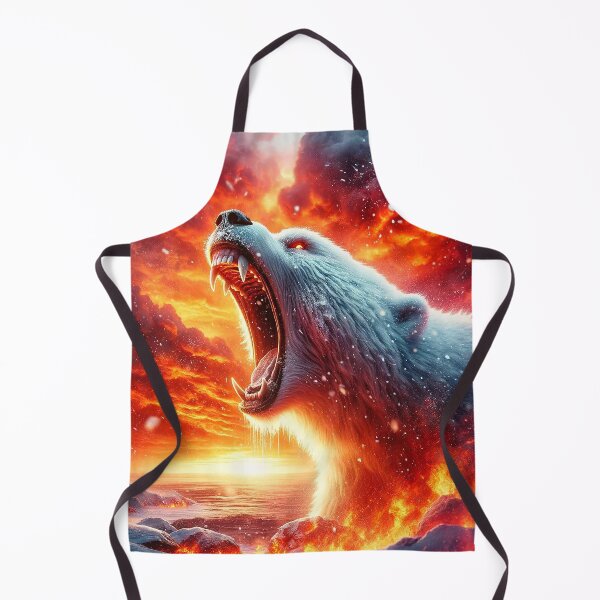 Item preview, Polar bear in a firestorm designed and sold by Cerberus-Art.