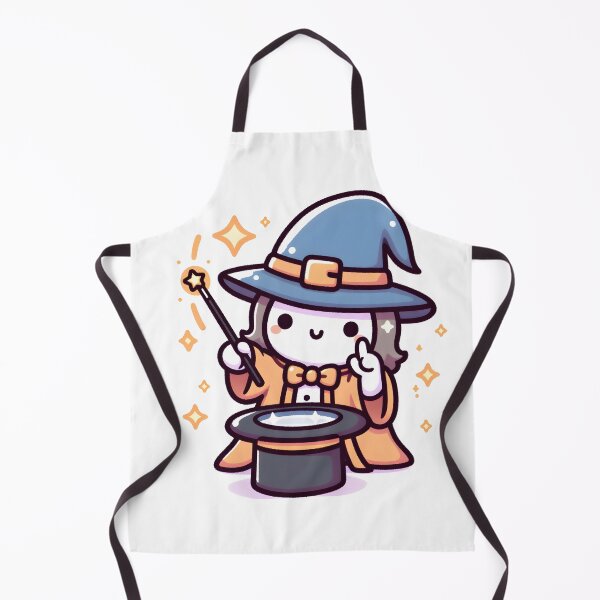 Item preview, Kawaii Wizard With A Top Hat And A Bow Tie designed and sold by CanvasCutie.