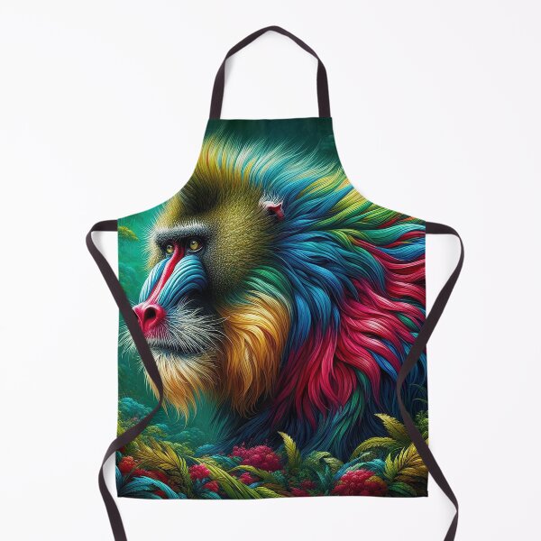 Item preview, Splendor of colors of the jungle king designed and sold by Cerberus-Art.