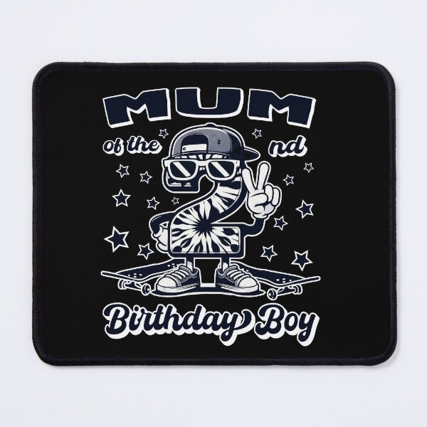 Item preview, Mum Of 2nd Birthday Boy Toddler Skateboard B-day designed and sold by Jungle Hub.