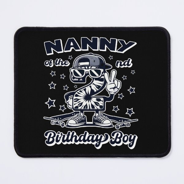 Item preview, Nanny Of 2nd Birthday Boy Toddler Skateboard B-day designed and sold by Jungle Hub.