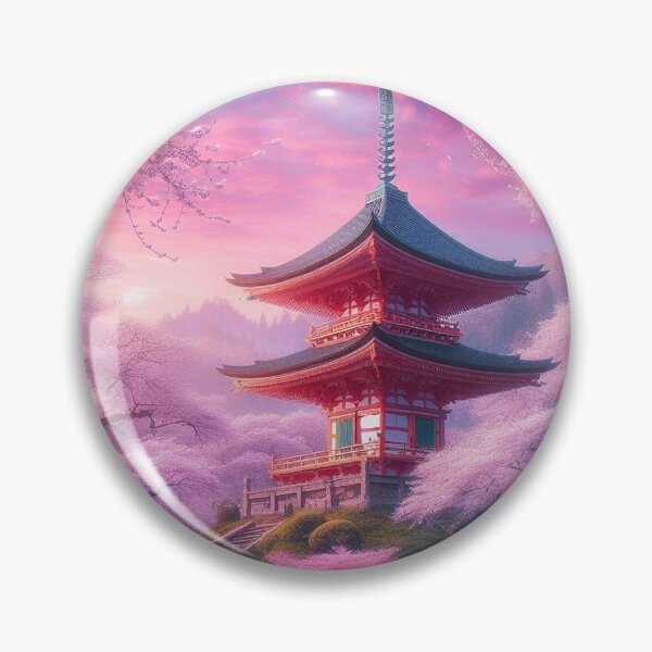 Item preview, Spring sunrise in the cherry blossom grove designed and sold by Cerberus-Art.