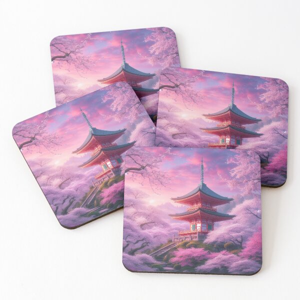 Item preview, Spring sunrise in the cherry blossom grove designed and sold by Cerberus-Art.