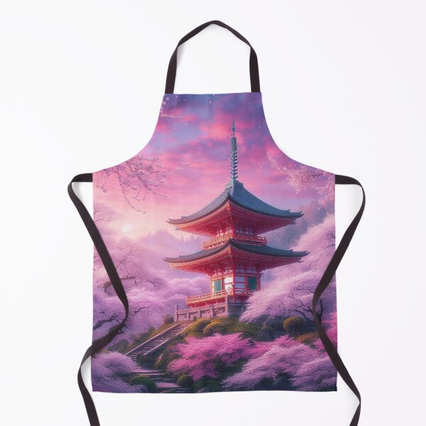 Item preview, Spring sunrise in the cherry blossom grove designed and sold by Cerberus-Art.
