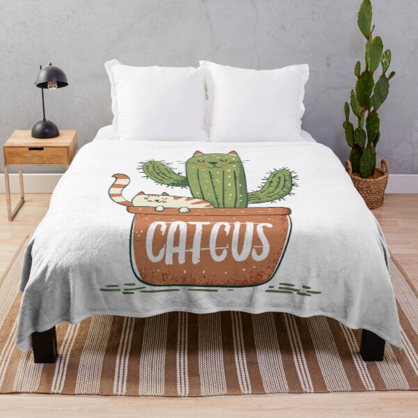 Item preview, Catcus - Whimsical Kitty Plant Fusion designed and sold by RuyaFab.