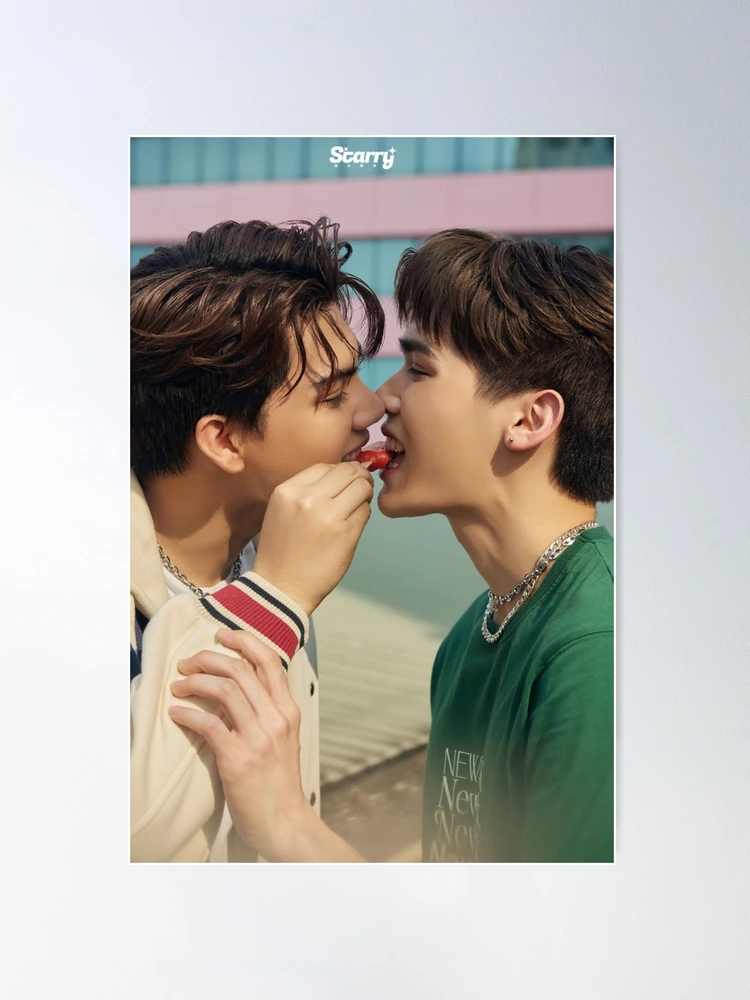 Prapai Sky Fortpeat Love sea the series Love in the air thai bl series  couple cute hot boys love | Poster