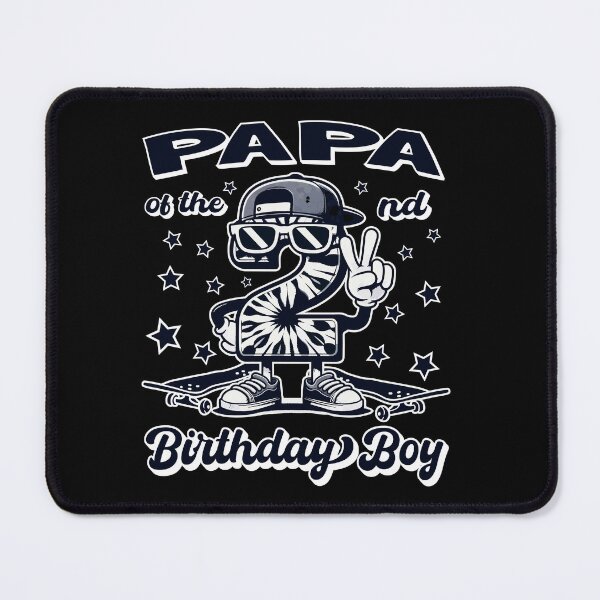 Item preview, Papa Of 2nd Birthday Boy Toddler Skateboard B-day designed and sold by Jungle Hub.