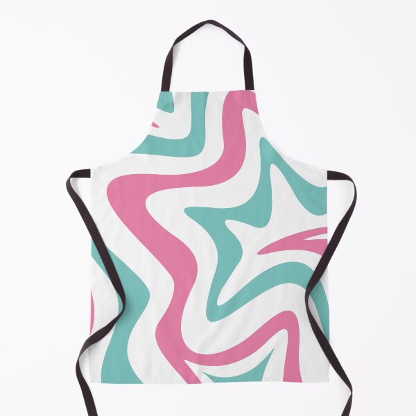 Item preview, Liquid Abstract in Light Orchid Pink, Bali Green, and White designed and sold by edikartt.