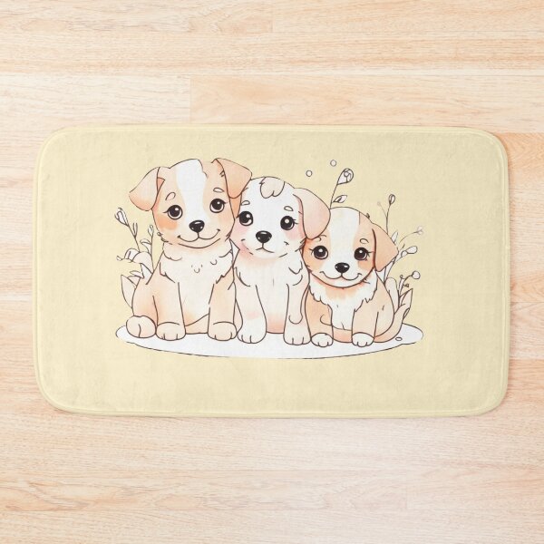 Item preview, Three Little puppies designed and sold by Flowersonstuff.