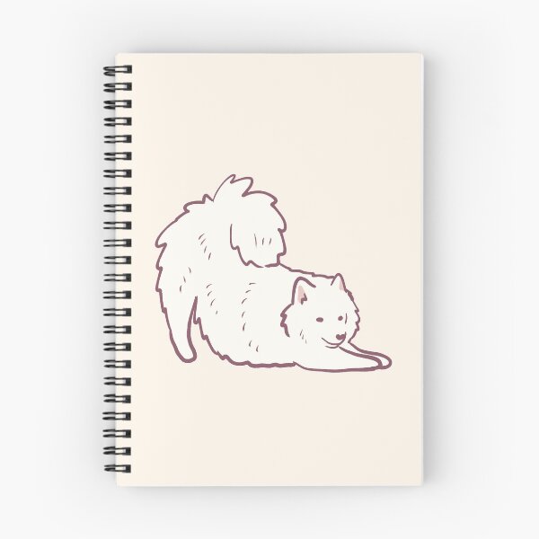 Item preview, Japanese spitz dog stretching  designed and sold by Mayarart.