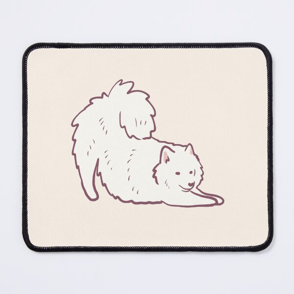 Item preview, Japanese spitz dog stretching  designed and sold by Mayarart.