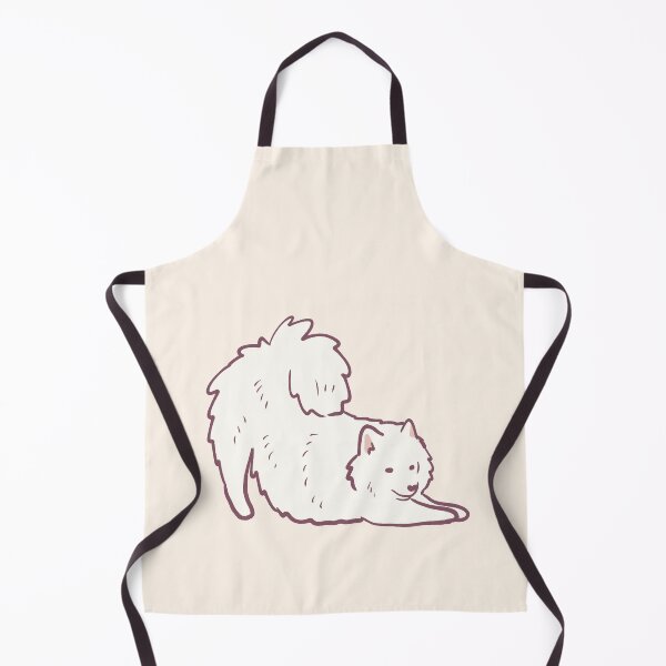 Item preview, Japanese spitz dog stretching  designed and sold by Mayarart.