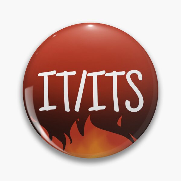 Item preview, It/It Pronouns Flame Print designed and sold by Rain Gardens.