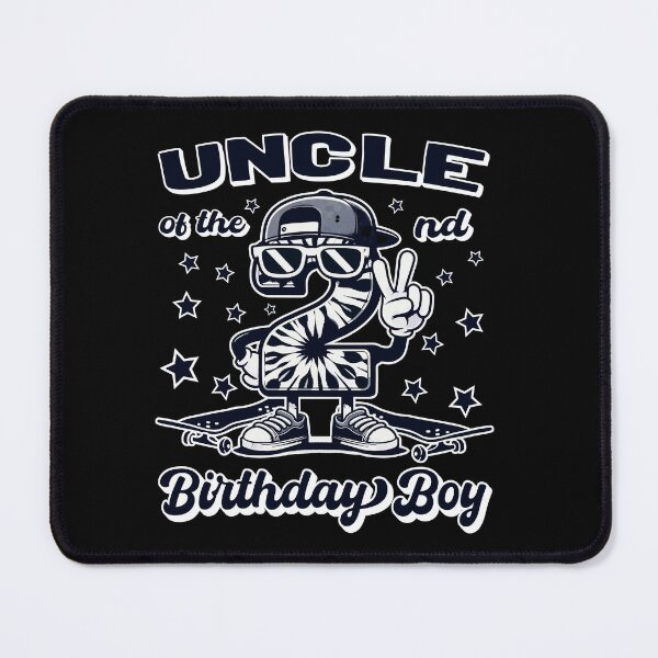 Item preview, Uncle Of 2nd Birthday Boy Toddler Skateboard B-day designed and sold by Jungle Hub.
