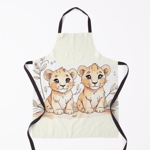 Item preview, Two lion cubs designed and sold by Flowersonstuff.