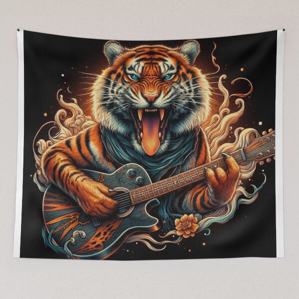 Artikelvorschau, Metalhead Tiger entworfen und verkauft von Oryartil.