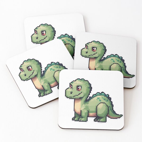 Item preview, Dinosaur pixel art and Seamless 2 designed and sold by Phachara1.
