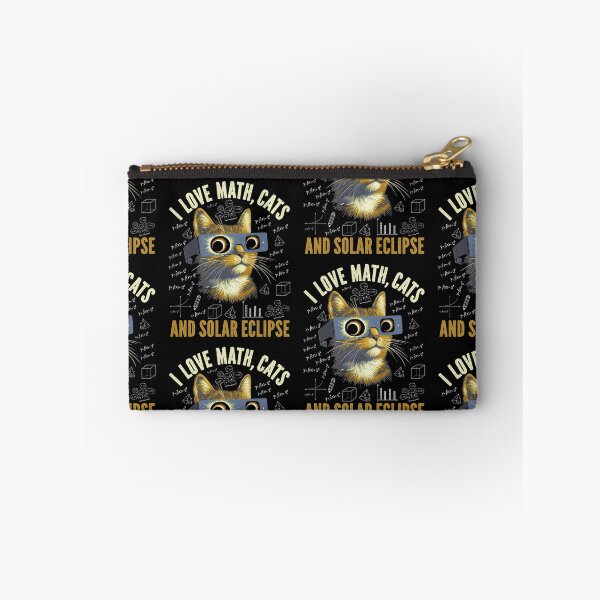 Item preview, I Love Math, Cats, Solar Eclipse Mathematics Pi Day Science designed and sold by GravitiTees.