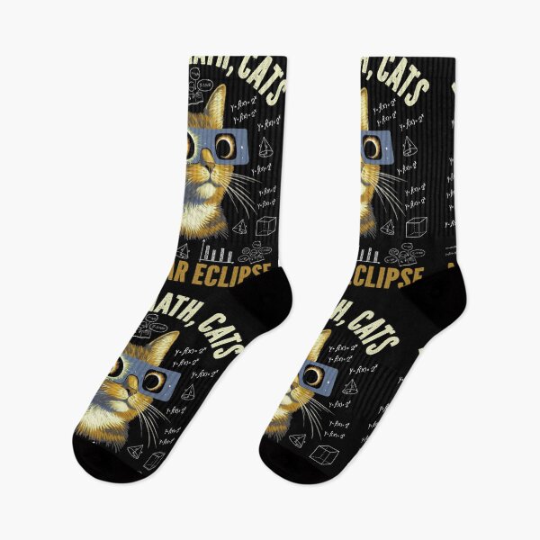 Item preview, I Love Math, Cats, Solar Eclipse Mathematics Pi Day Science designed and sold by GravitiTees.