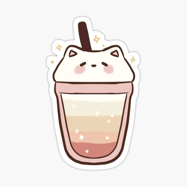 Item preview, Milkshake cat   designed and sold by Mayarart.