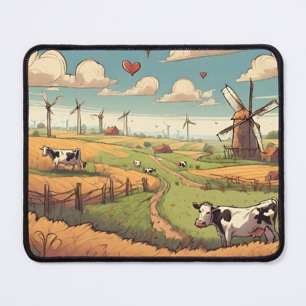 Item preview, Cheerful Cowherd: Lively Ranch for Happy Cows designed and sold by FischerWeissz.