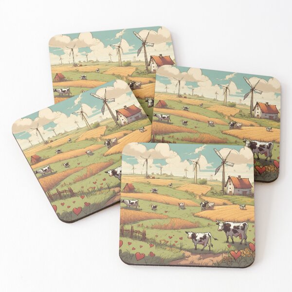 Item preview, Mirthful Meadows: Joyous Cattle Grazing Grounds designed and sold by FischerWeissz.