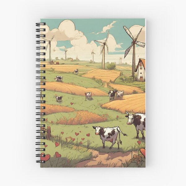 Item preview, Mirthful Meadows: Joyous Cattle Grazing Grounds designed and sold by FischerWeissz.