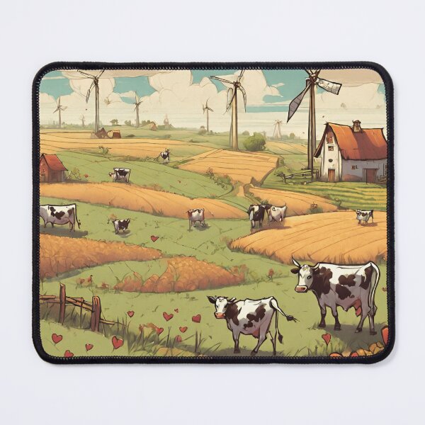 Item preview, Mirthful Meadows: Joyous Cattle Grazing Grounds designed and sold by FischerWeissz.