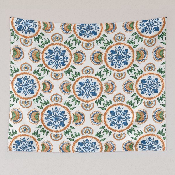Item preview, Ceramic Mandala Flowers designed and sold by Digital-Lys.