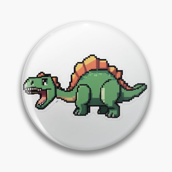 Item preview, Roaring Dinosaur pixel art and Seamless designed and sold by Phachara1.