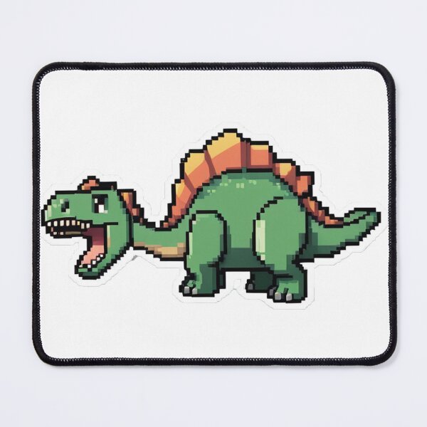 Item preview, Roaring Dinosaur pixel art and Seamless designed and sold by Phachara1.