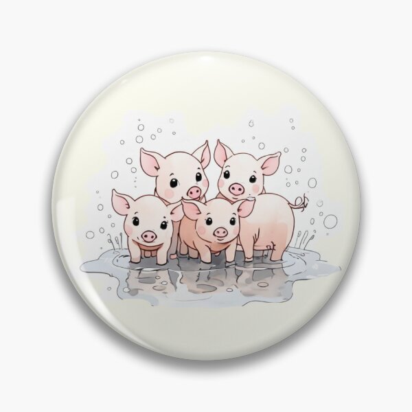 Item preview, Four little pigs designed and sold by Flowersonstuff.