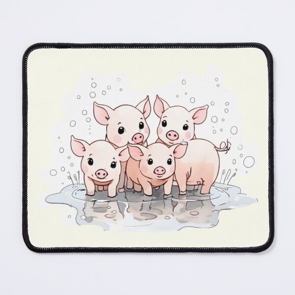 Item preview, Four little pigs designed and sold by Flowersonstuff.