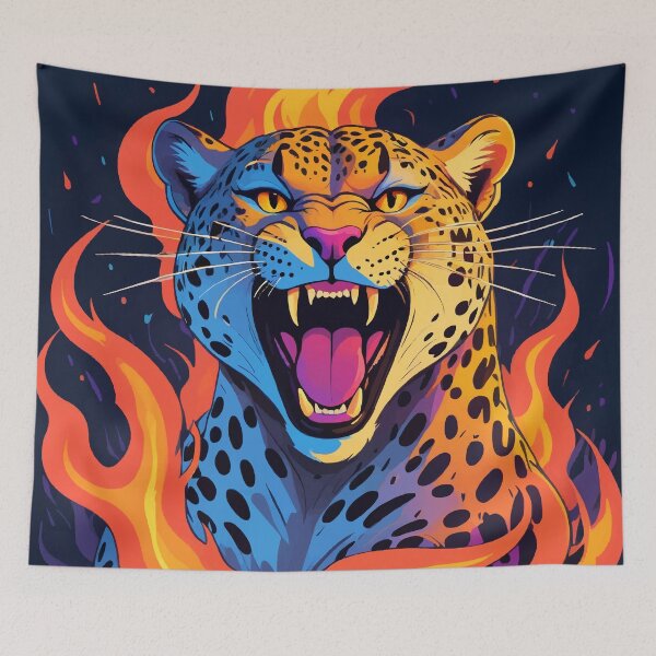 Item preview, Leopard Fury designed and sold by WildlifeInc.