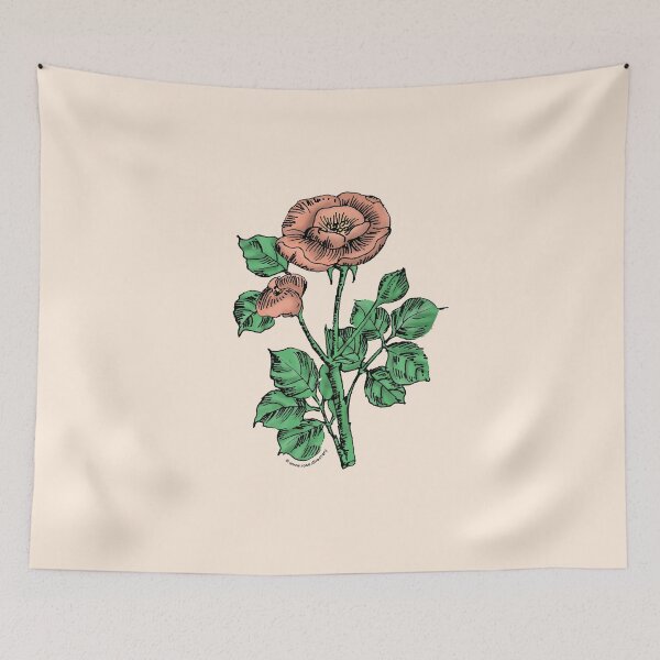 Item preview, Apricot Rosette Rose Bloom Single 1-7 Petals Almost Flat designed and sold by Rachael Taylor.
