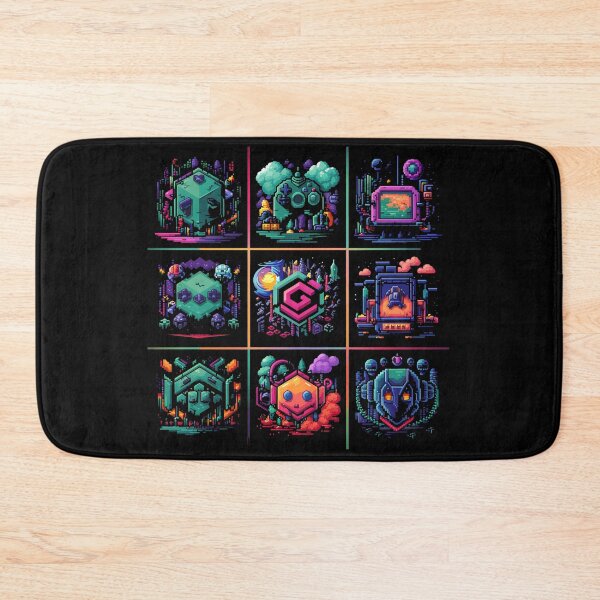 Item preview, Nostalgic Pixels: Retro Video Games Pixel Art" designed and sold by StellarValor.