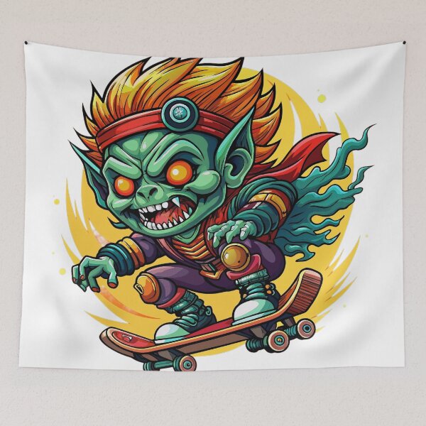 Item preview, samuray zombi kaykay designed and sold by Arextr.