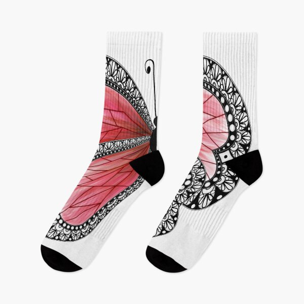 Item preview, Red fairy butterfly n°2 designed and sold by Audrey Janvier | AJD.