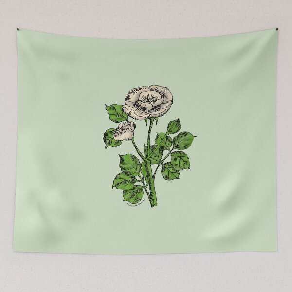 Item preview, Cream Rosette Rose Bloom Single 1-7 Petals Almost Flat designed and sold by Rachael Taylor.