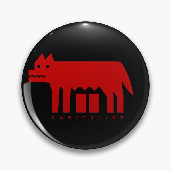Item preview, Minimalist design of Capitoline Wolf. Art in red ink designed and sold by martodesign.